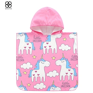 Top selling factory directly offer children changing robe beach towel