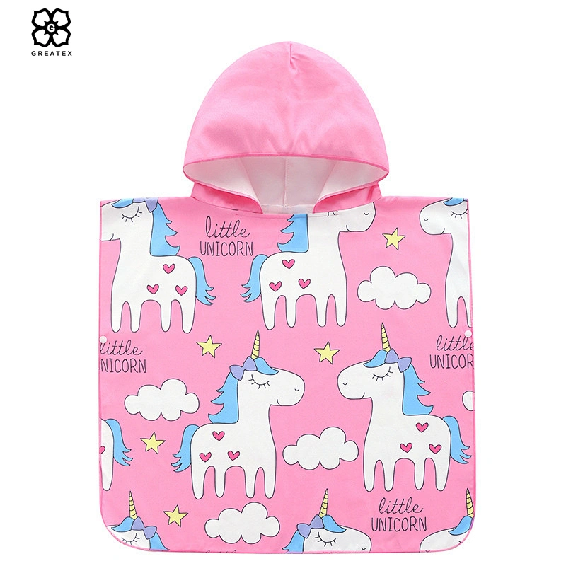 Top selling factory directly offer children changing robe beach towel