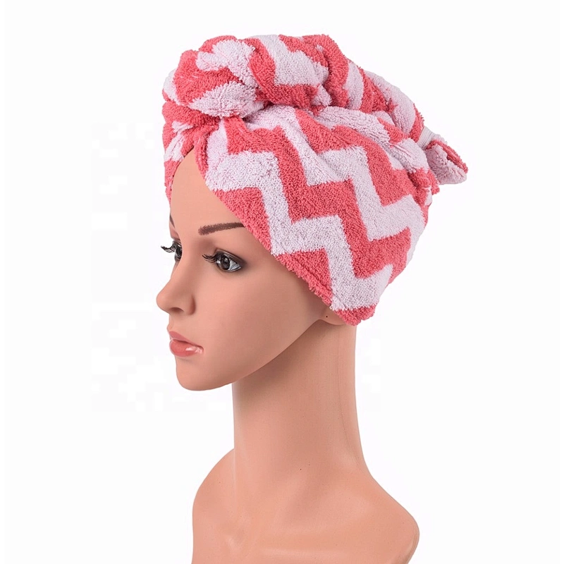 Fashionable Wrap around Cotton Hair Drying Spa Hair Towel Wrap