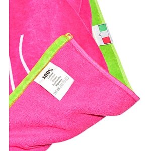 Luxury Summer Weighted 2 sides Full color Printed Custom beach towel
