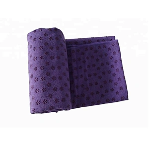 Sport non slip microfiber yoga mat towel