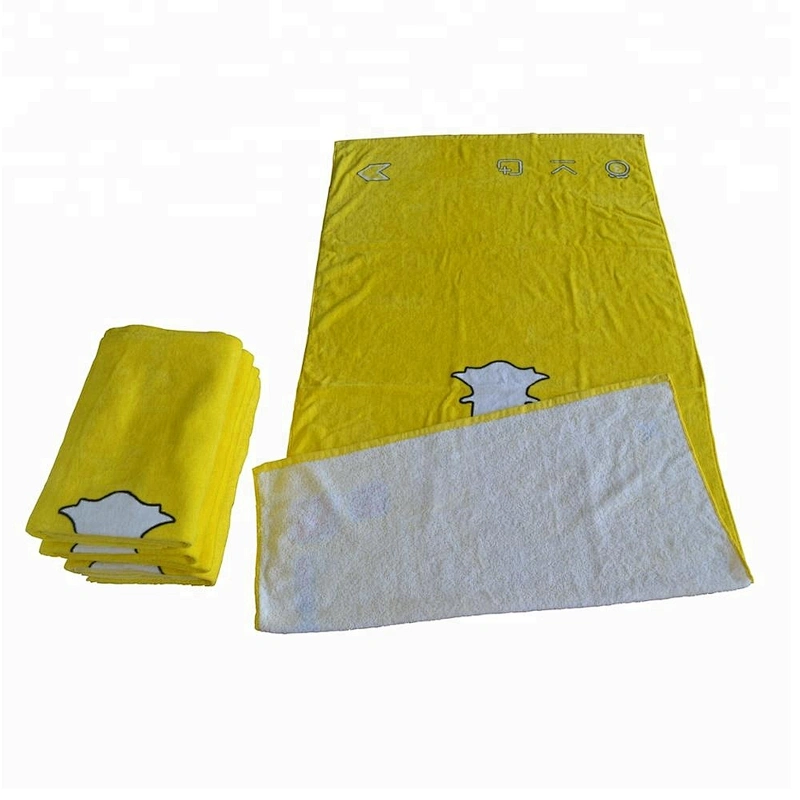 Customized full color printed funny pattern Cellphone screen printed bath towel