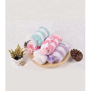 High quality Wrap around multi-colored cotton hair towel