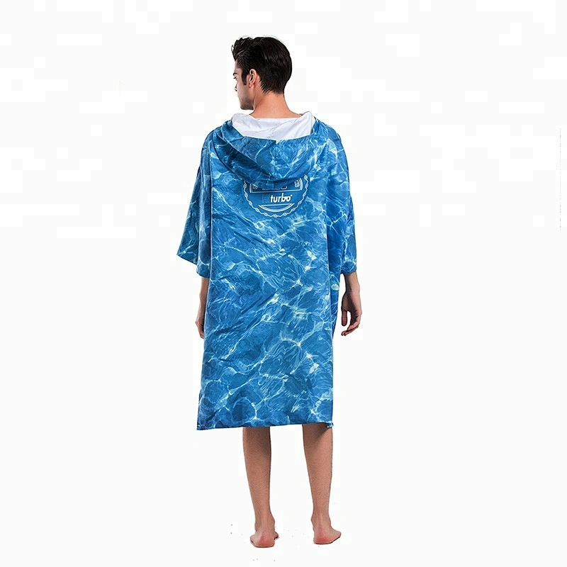 Digital print Swimming microfiber towel surf poncho