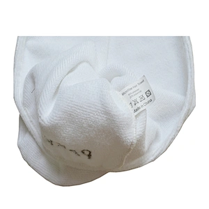 Salon White microfiber hair towel turban