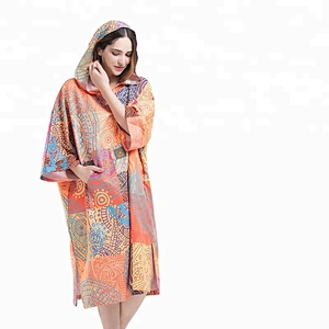 Fashionable Knitted Lady custom surf poncho