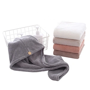 Fast delivery super absorbent hair drying towel with soft and lightweight for promotion gifts