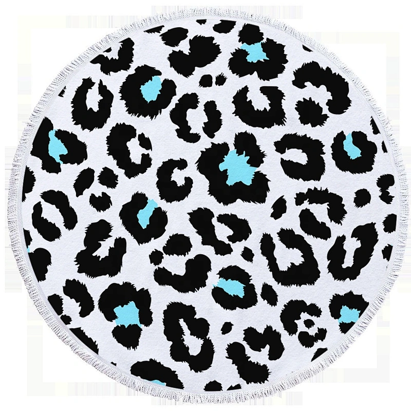 Personalized  large custom print roundish beach towel