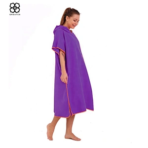 2020 best selling wholesale microfiber changing surf poncho robe