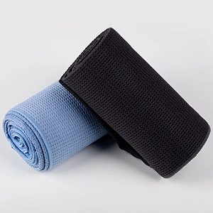 Eco-friendly organic cotton yoga sport towel with personalized logo printing