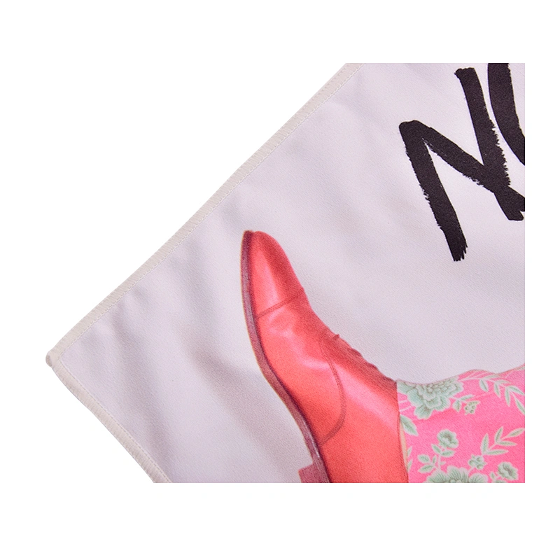 80 polyester 20 polyamide Printed microfiber towel