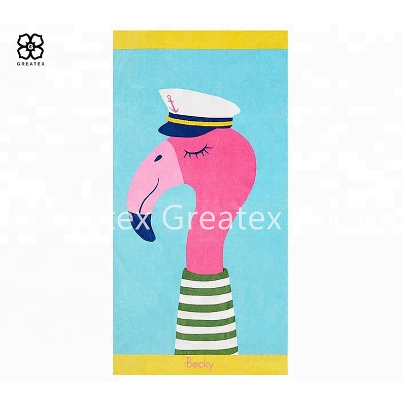 2020 Best sale ins style microfiber flamingo towel beach towel