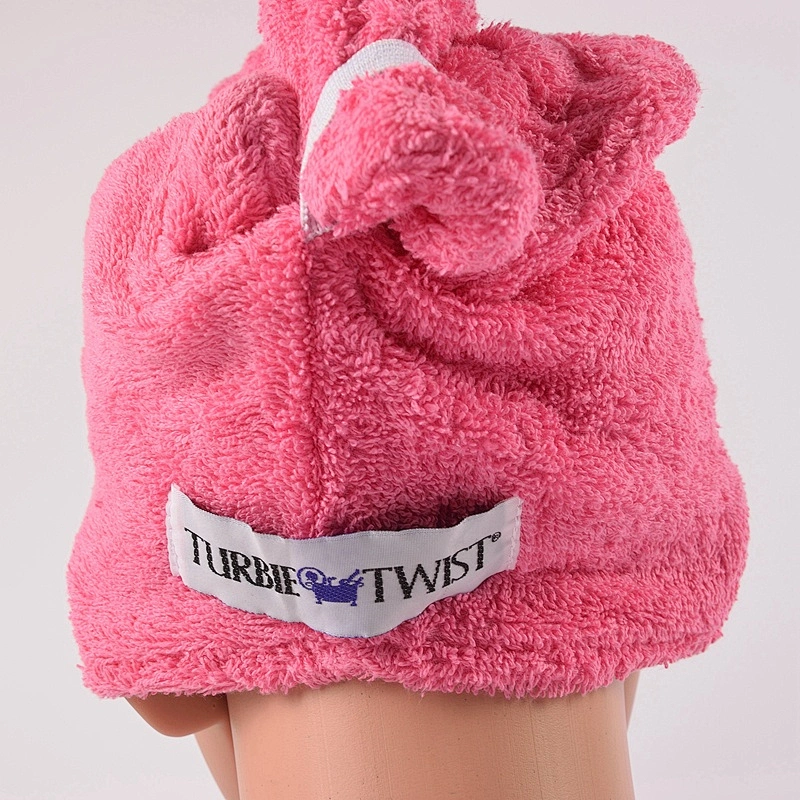 Fast Drying 100% Cotton Terry Toweling Salon Wrap Hair Turban