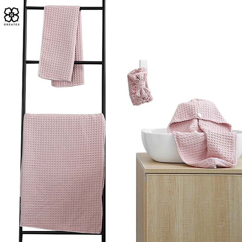 Chinese suppliers dry hair cap bath towel set for women bathing