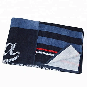 Adult Weighted Coton Velour beach towel cotton