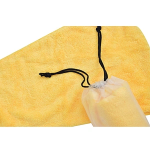 AZO FREE&eco-friendly yellow microfiber hair salon towel with factory price