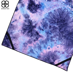 New arrival 100% polyester microfibertie dyed beach towel cover chair