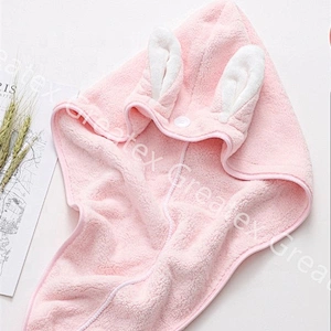 Top quality deluxe animal faces interesting microfibre hair towel