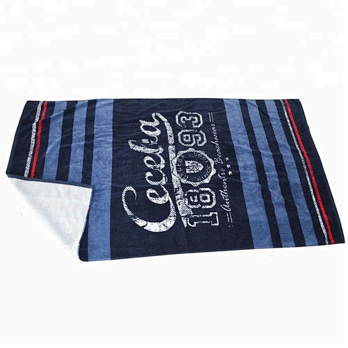 Adult Weighted Coton Velour beach towel cotton