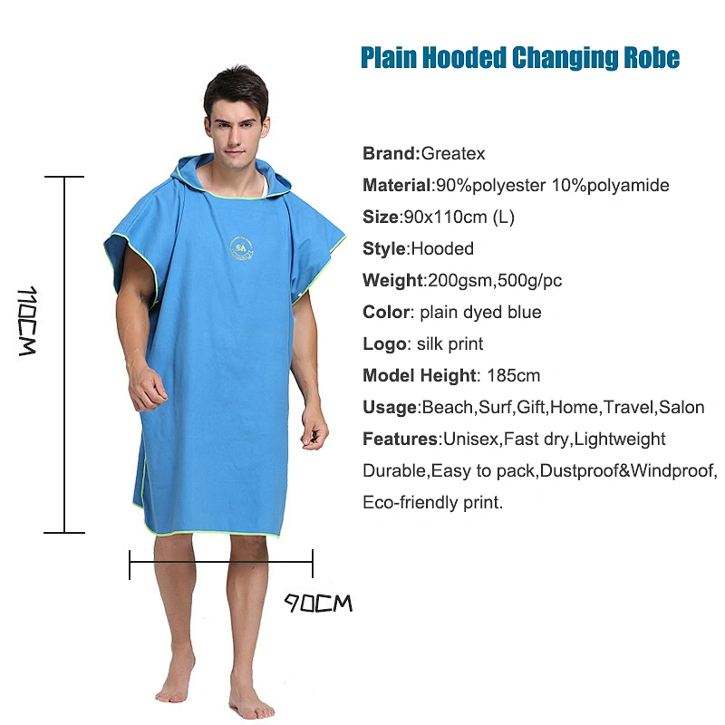 Adjustable Multi colored adults bath poncho