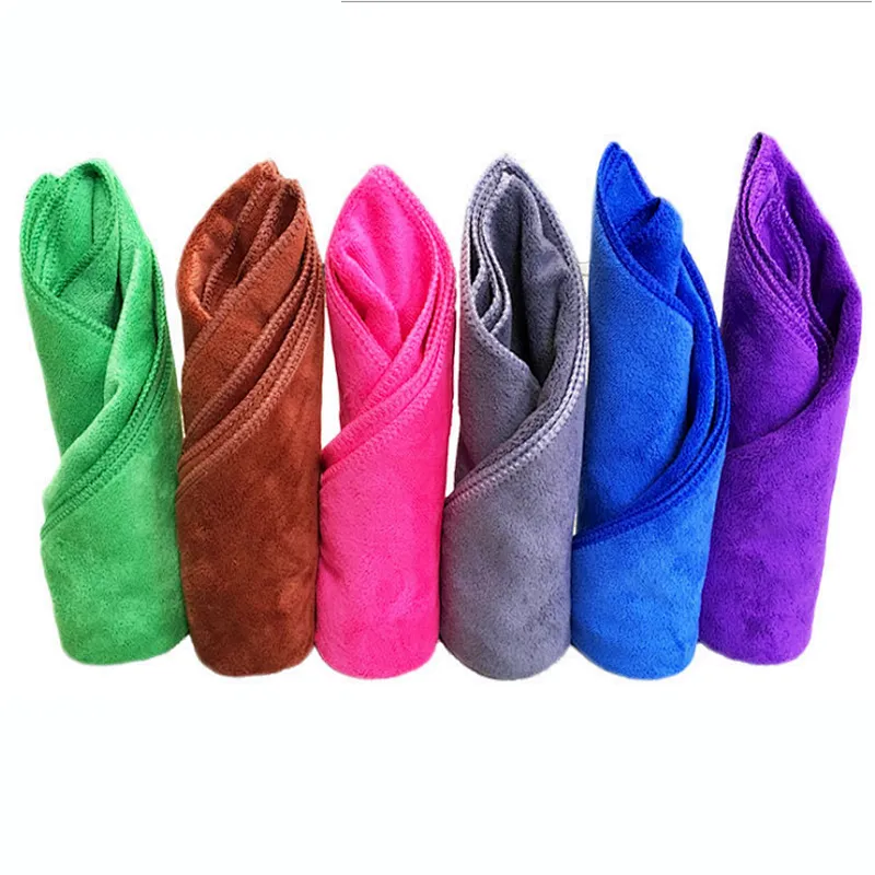 Cheap Nonwoven Quick dry Plain microfiber towel car