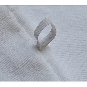 Salon White microfiber hair towel turban