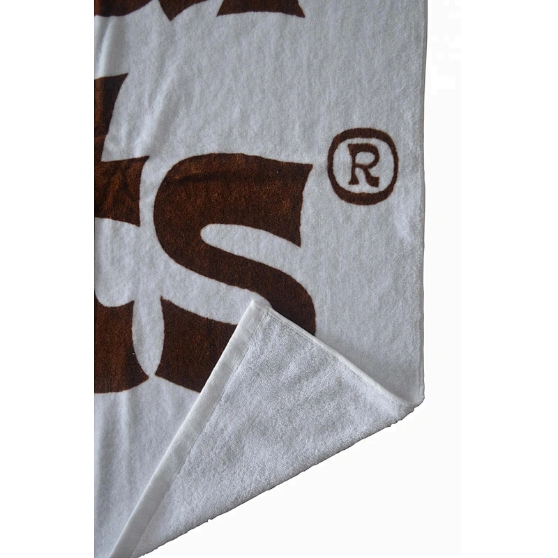 Luxury Print Custom promotional white beach towel