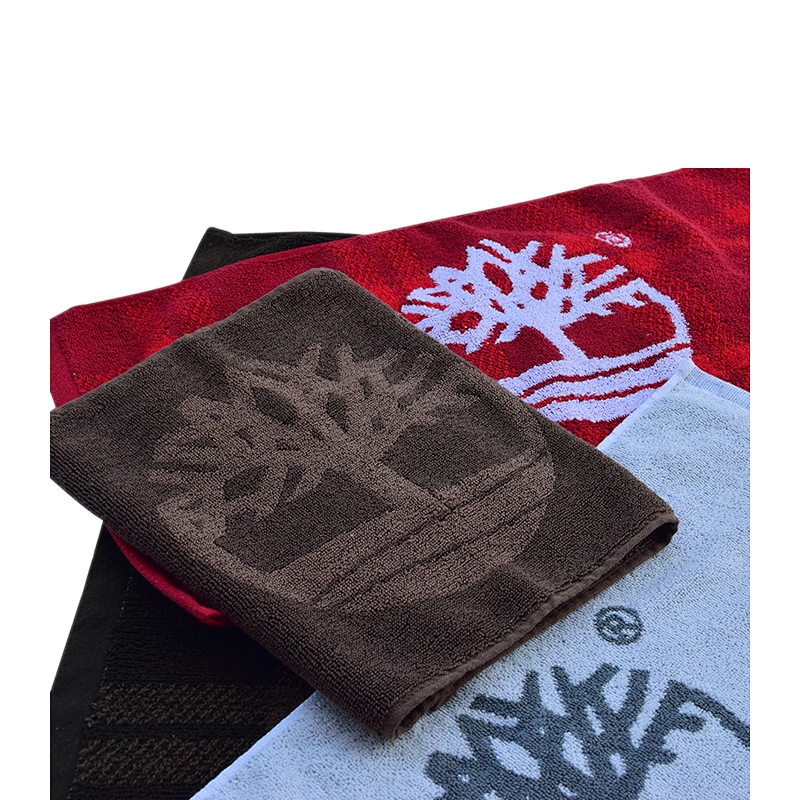Designed Logo jacquard cotton hand towel