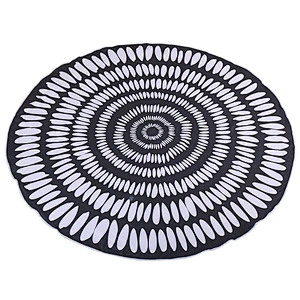 Amazon hot sale printing sand-proof quick-dry portable beach round towels