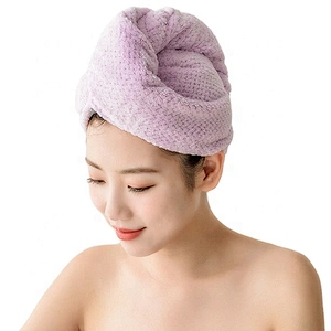 AZO FREE microfiber hair towel wraps with fast drying for custom designs