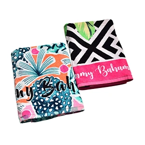 High Quality Custom Colorful Adult Beach Towels with 100% Cotton