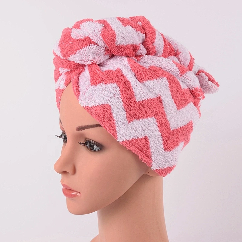 Fashionable Wrap around Cotton Hair Drying Spa Hair Towel Wrap