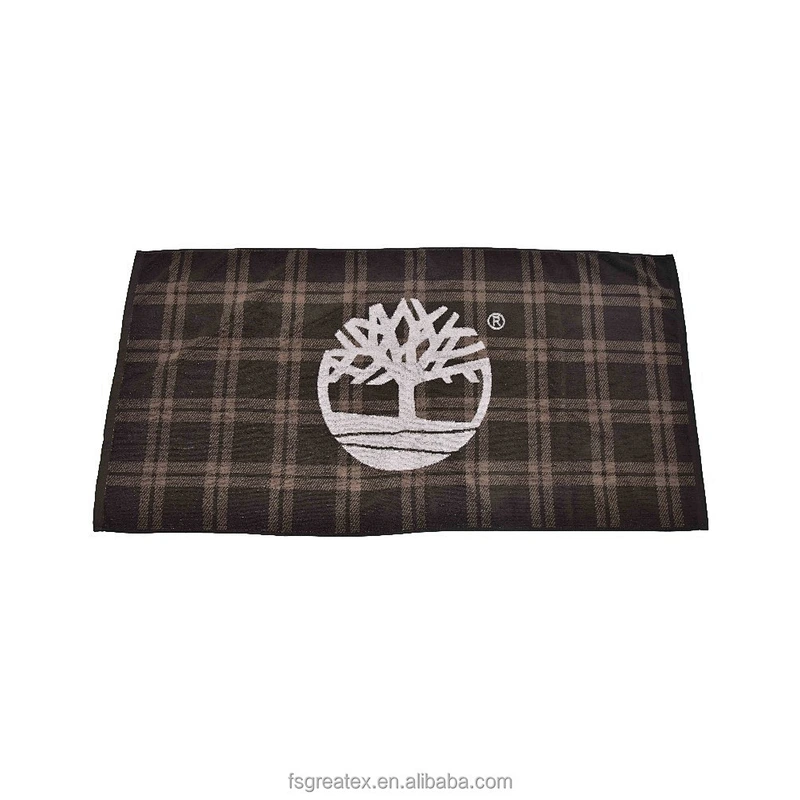 Extra large Cotton Terry Logo Jacquard towel