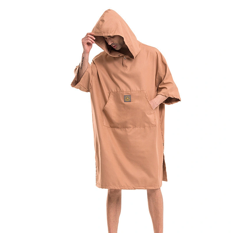 Promotional polyester Plain dyed men poncho