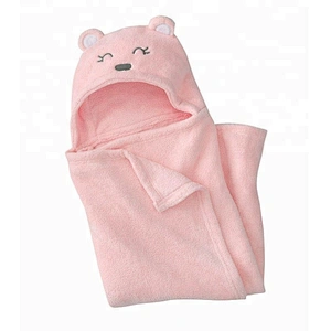 Cute animal microfiber hooded towel custom