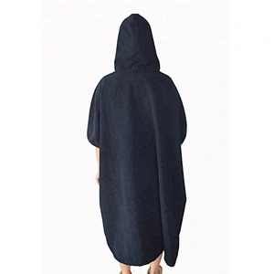 Plain dyed Hooded Towelling Spa Changing Robe