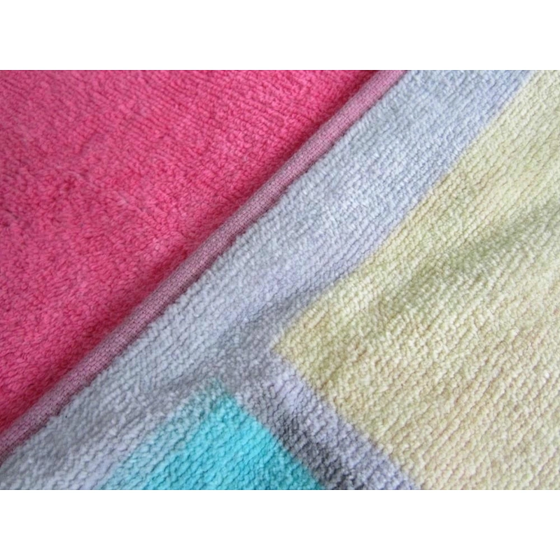 Big Custom Brand Double sided printing cotton beach towel