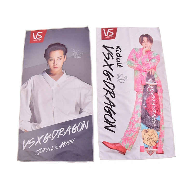 80 polyester 20 polyamide Printed microfiber towel