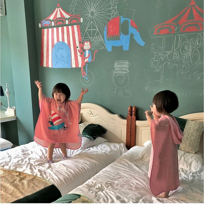 Best towel Manufacturer Custom Printed 100% Cotton Baby towel with hood on sale with factory price