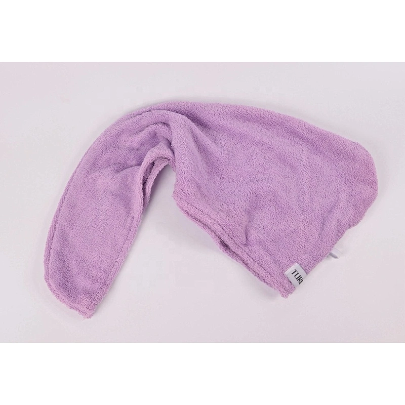 2020 High quality wrap around Cotton Hair drying cap super absorbent towel  for women