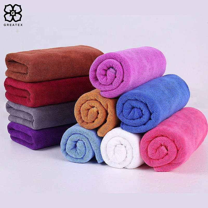 Popular hot selling microfiber hair towel salon towel with custom logo