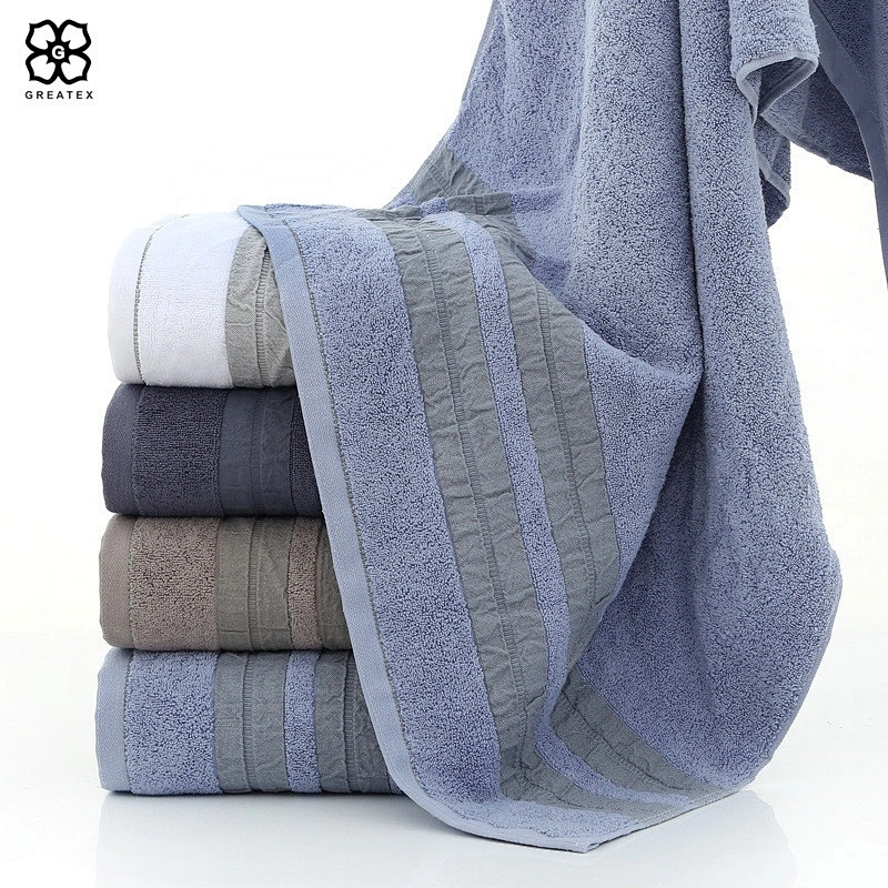 Hot sale standard premium high quality natural cotton bath towel