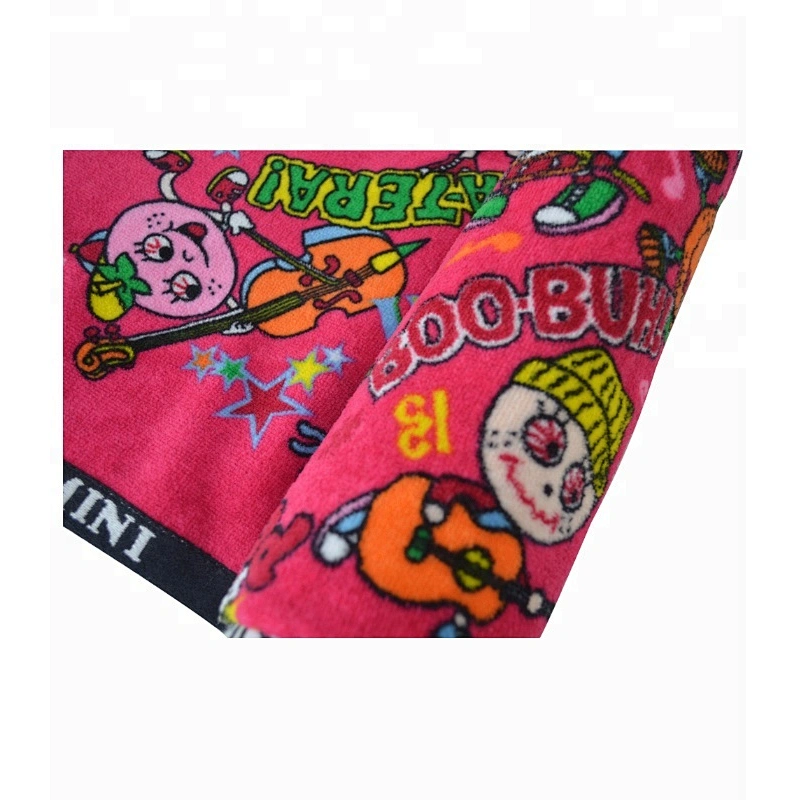 Natural Full color printed Kids funny beach towel