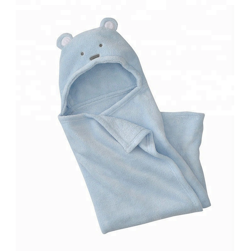 Cute animal microfiber hooded towel custom