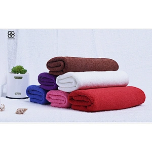 Customized logo cotton microfiber water absorption salon towel