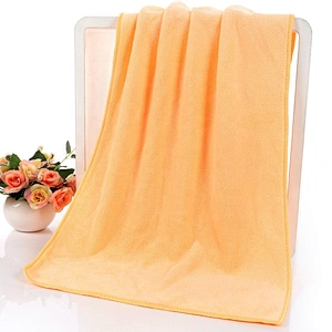 Super softness Solid color microfiber towel fabric with 420gsm for car wash