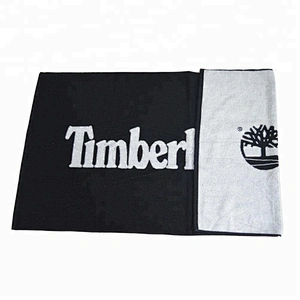 Personalized printing jacquard sweat unisex  cotton sports towel