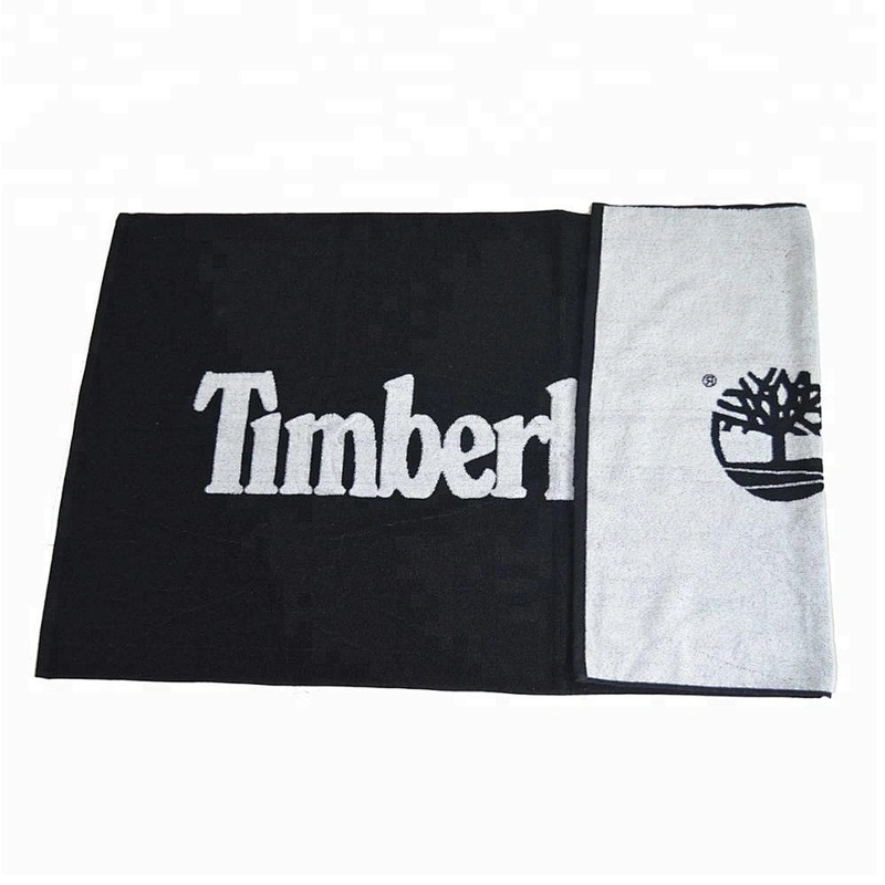 Personalized printing jacquard sweat unisex  cotton sports towel