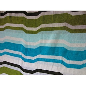 Yarn Dyed 100% Cotton Velvet Large Luxury Summer Pool Bath Towel Stripe