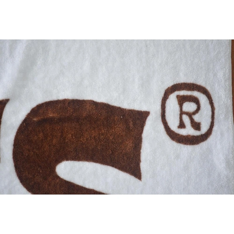 Luxury Print Custom promotional white beach towel